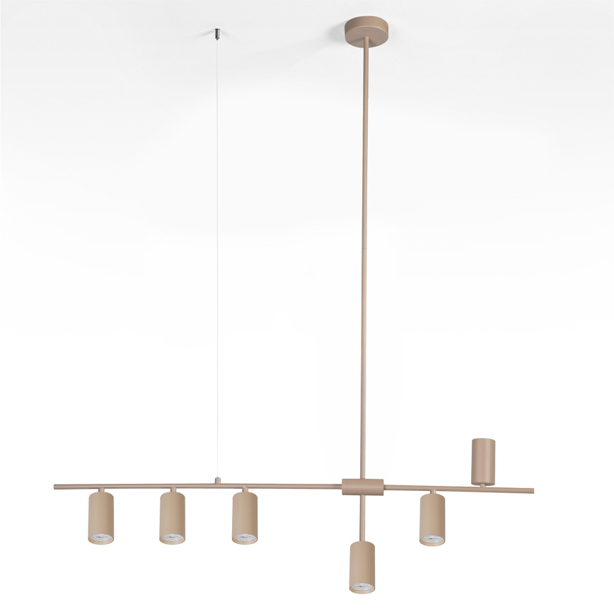 Brilagi - Viseči lestenec na kablu CRANE 6xGU10/30W/230V bež