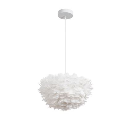 Brilagi - Viseči lestenec na kablu FEATHER 3xE27/40W/230V, Ø 40 cm, v beli barvi