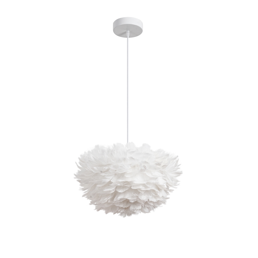 Brilagi - Viseči lestenec na kablu FEATHER 3xE27/40W/230V, Ø 40 cm, v beli barvi