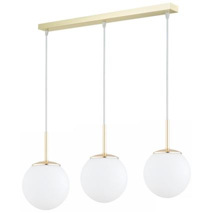 Brilagi - Viseči lestenec na kablu MILO 3xE27/60W/230V v zlati barvi