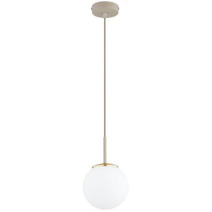 Brilagi - viseči lestenec na kablu MILO ECRU 1xE27/60W/230V v bež/zlati barvi