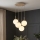 Brilagi - Viseči lestenec na kablu MILO ECRU 4xE27/60W/230V bež/zlata