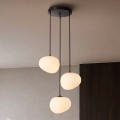 BRILAGI - Viseči lestenec na kablu PEBBLES 3xE27/40W/230V premer 42 cm črna
