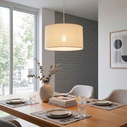 Brilagi - Viseči lestenec na kablu SIRIJA MODERN 1xE27/60W/230V premer 35 cm v kremni barvi
