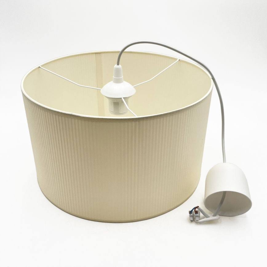Brilagi - Viseči lestenec na kablu SIRIJA MODERN 1xE27/60W/230V premer 35 cm v kremni barvi