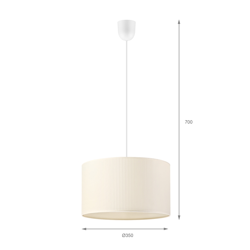 Brilagi - Viseči lestenec na kablu SIRIJA MODERN 1xE27/60W/230V premer 35 cm v kremni barvi