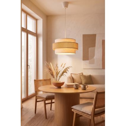 Brilagi - Viseči lestenec na kablu SPACE 1xE27/60W/230V, premer 40 cm, bež/kremna