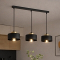 Brilagi - Viseči lestenec na kablu SPRING 3xE27/60W/230V črna/zlata