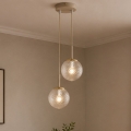 BRILAGI - Viseči lestenec na kablu STELLA 2xE27/60W/230V bež/zlata
