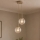 Brilagi - Viseči lestenec na kablu STELLA 2xE27/60W/230V bež/zlata