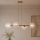 Brilagi - Viseči lestenec na kablu STELLA 4xE27/60W/230V bež/zlata