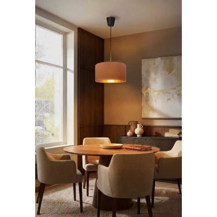 Brilagi - Viseči lestenec na kablu VELVET 1xE27/60W/230V Ø 40 cm bež/zlata