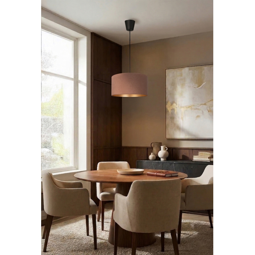 Brilagi - Viseči lestenec na kablu VELVET 1xE27/60W/230V Ø 40 cm bež/zlata