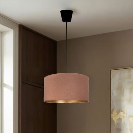 Brilagi - Viseči lestenec na kablu VELVET 1xE27/60W/230V Ø 40 cm bež/zlata