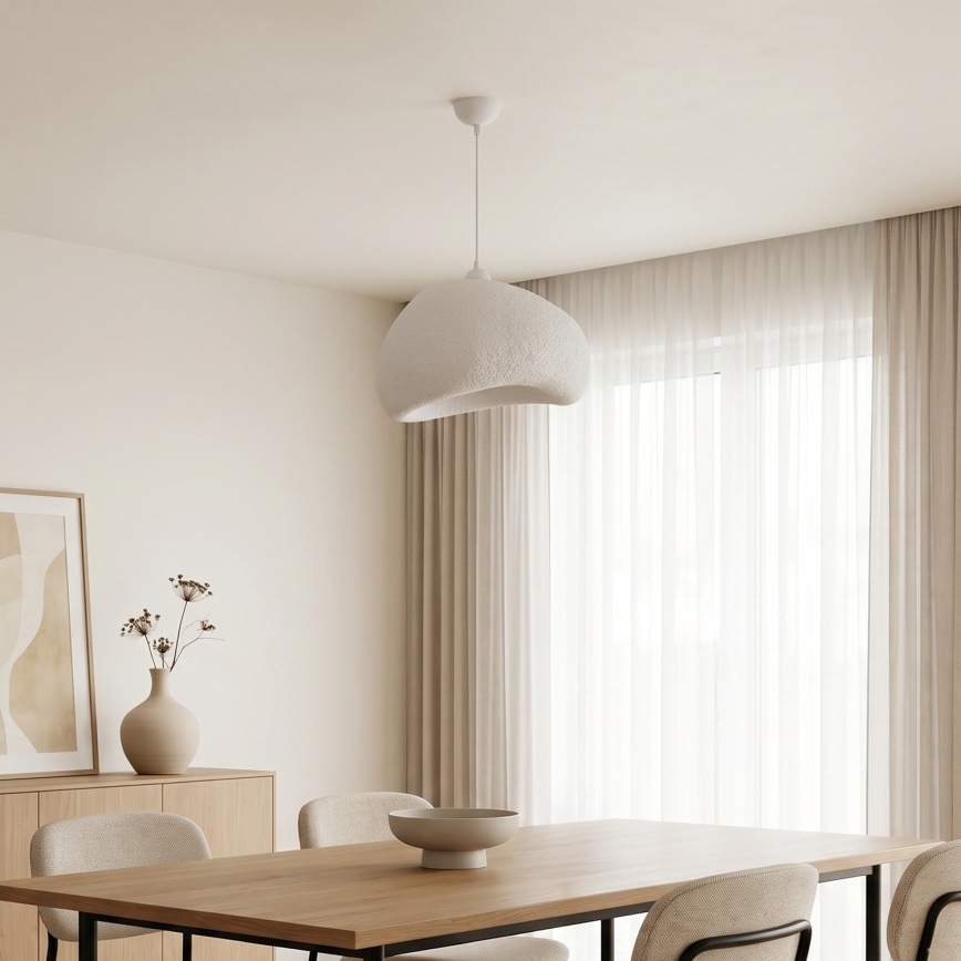 Brilagi - Viseči lestenec na kablu WABI SABI 1xE27/40W/230V premer 42 cm bela