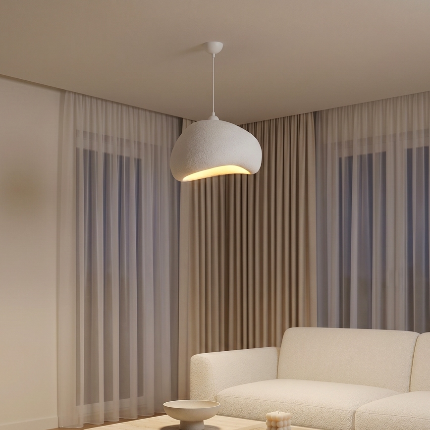 Brilagi - Viseči lestenec na kablu WABI SABI 1xE27/40W/230V premer 42 cm bela