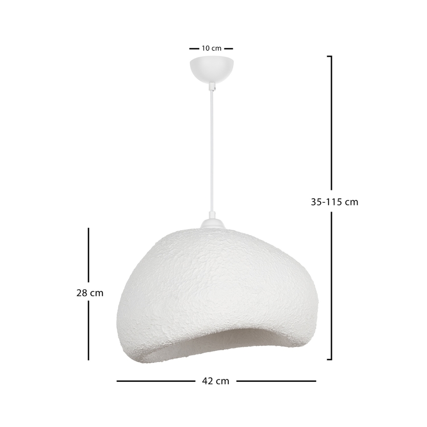Brilagi - Viseči lestenec na kablu WABI SABI 1xE27/40W/230V premer 42 cm bela