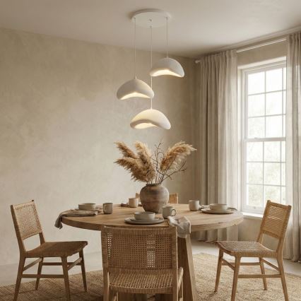 Brilagi - Viseči lestenec na kablu WABI SABI 3xE27/40W/230V Ø 82 cm bela