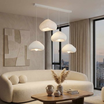 Brilagi - Viseči lestenec na kablu WABI SABI 4xE27/40W/230V bela