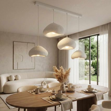 Brilagi - Viseči lestenec na kablu WABI SABI 4xE27/40W/230V bela