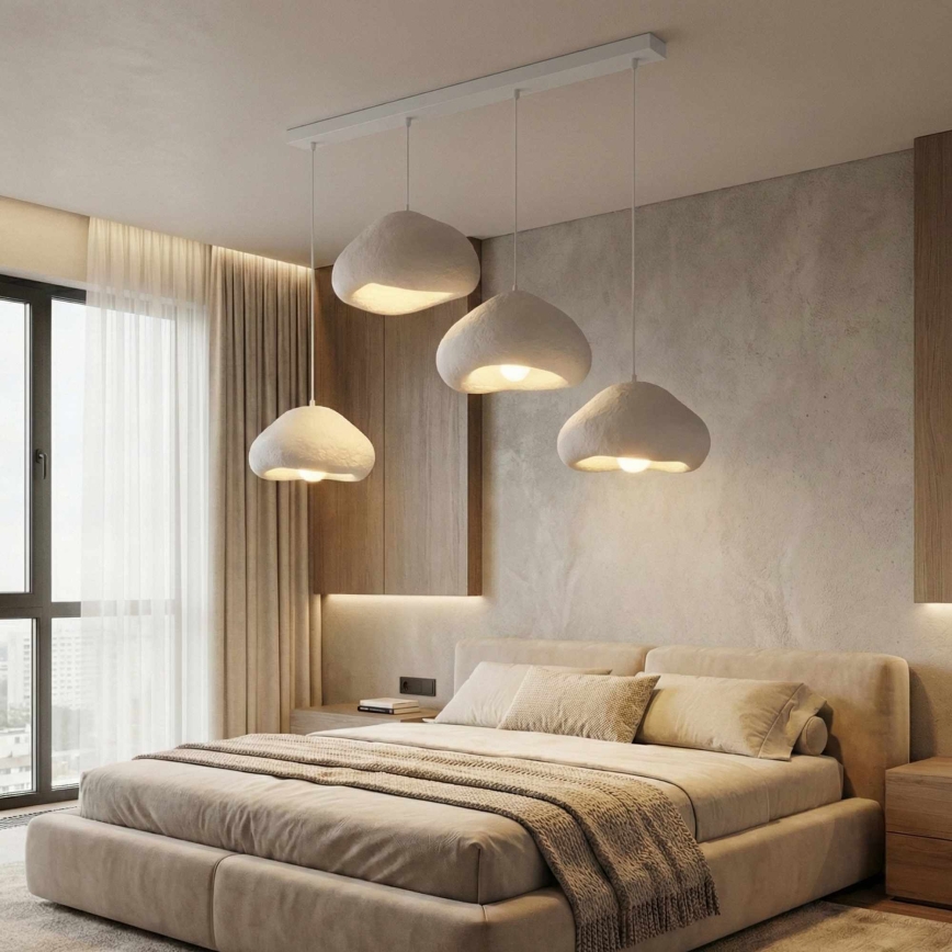 Brilagi - Viseči lestenec na kablu WABI SABI 4xE27/40W/230V bela