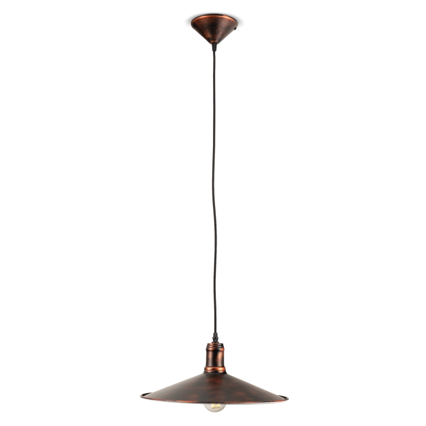 BRILAGI - Viseči lestenec na lanku FORGE 1xE27/60W/230V premer 36 cm rjav