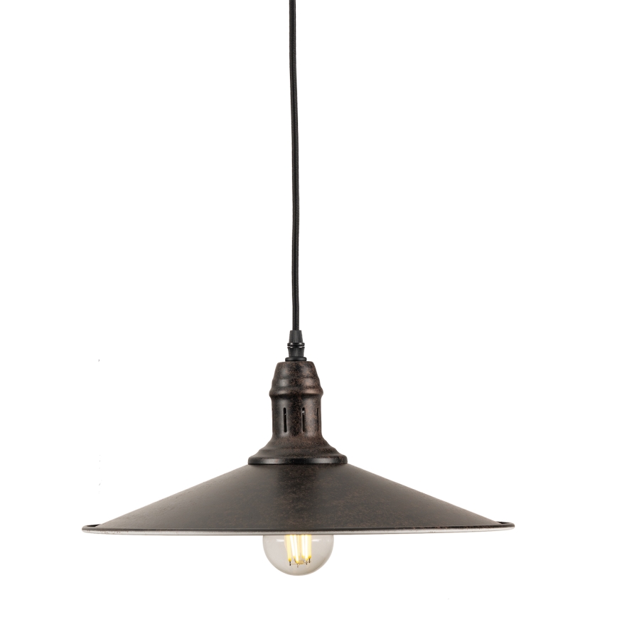 BRILAGI - Viseči lestenec na lanku FORGE 1xE27/60W/230V premer 36 cm rjav