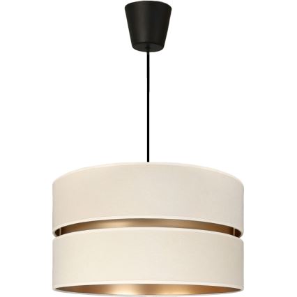 Brilagi - Viseči lestenec na vrvici DUO-DUO 1xE27/60W/230V premer 40 cm kremna/zlata