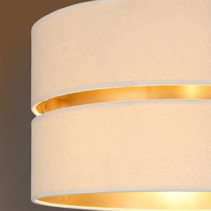 Brilagi - Viseči lestenec na vrvici DUO-DUO 1xE27/60W/230V premer 40 cm kremna/zlata