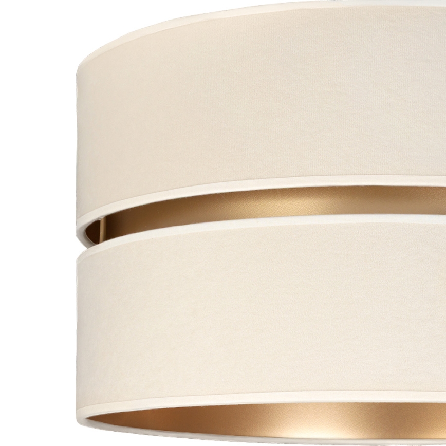 Brilagi - Viseči lestenec na vrvici DUO-DUO 1xE27/60W/230V premer 40 cm kremna/zlata