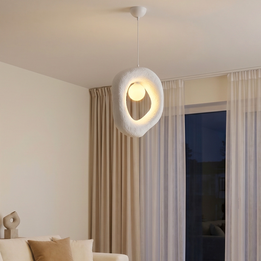 Brilagi - Viseči lestenec na vrvici WABI SABI 1xG9/8W/230V bela