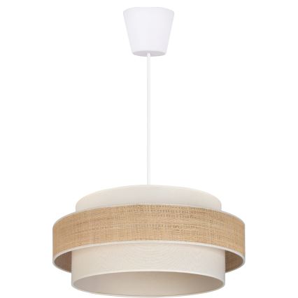 Brilagi - Viseči lestenec SPACE na vrvici 1xE27/60W/230V, premer 40 cm, bež/krem
