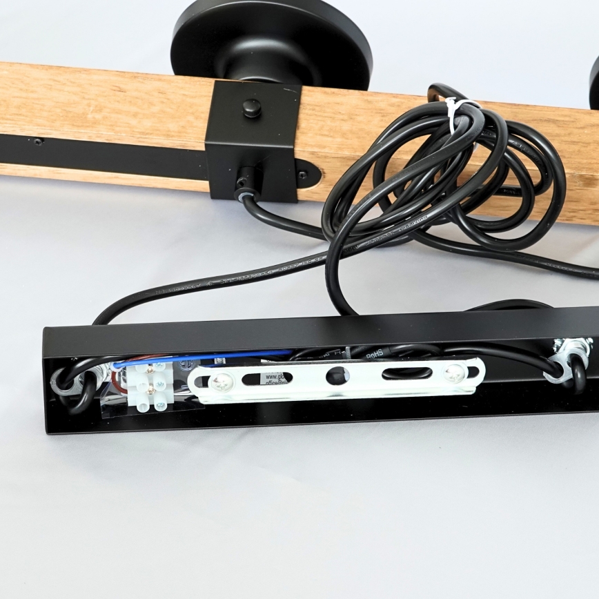 Brilagi - Viseči lestenec VISTA na kablu 4xE27/60W/230V, hrast