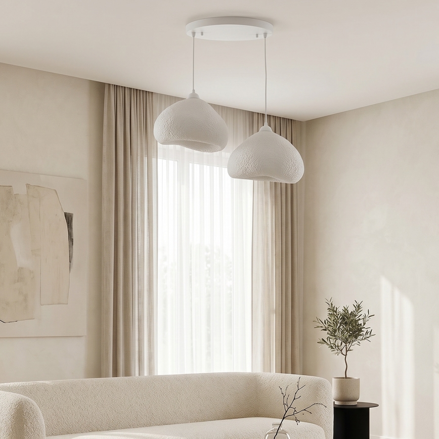 Brilagi - Viseči lestenec WABI SABI, 2x E27/40W/230V, Ø 45 cm, bela