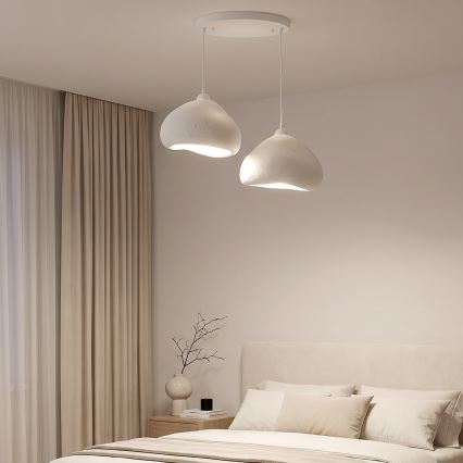 Brilagi - Viseči lestenec WABI SABI, 2x E27/40W/230V, Ø 45 cm, bela