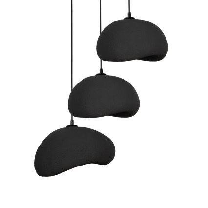 Brilagi - Viseči lestenec WABI SABI 3xE27/40W/230V pr. 60 cm črna