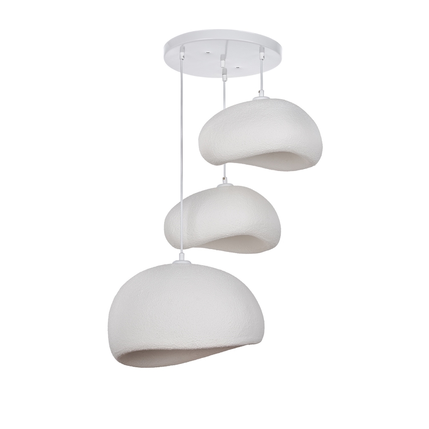 Brilagi - Viseči lestenec WABI SABI 3xE27/40W/230V premer 76 cm, bel