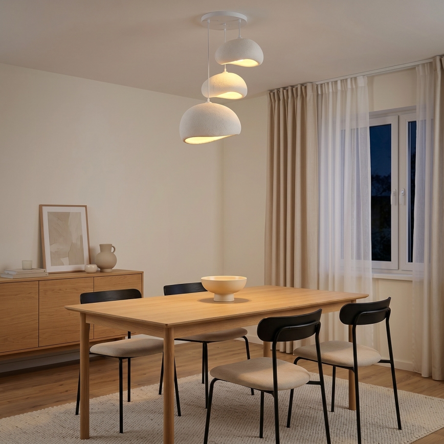 Brilagi - Viseči lestenec WABI SABI 3xE27/40W/230V premer 76 cm, bel
