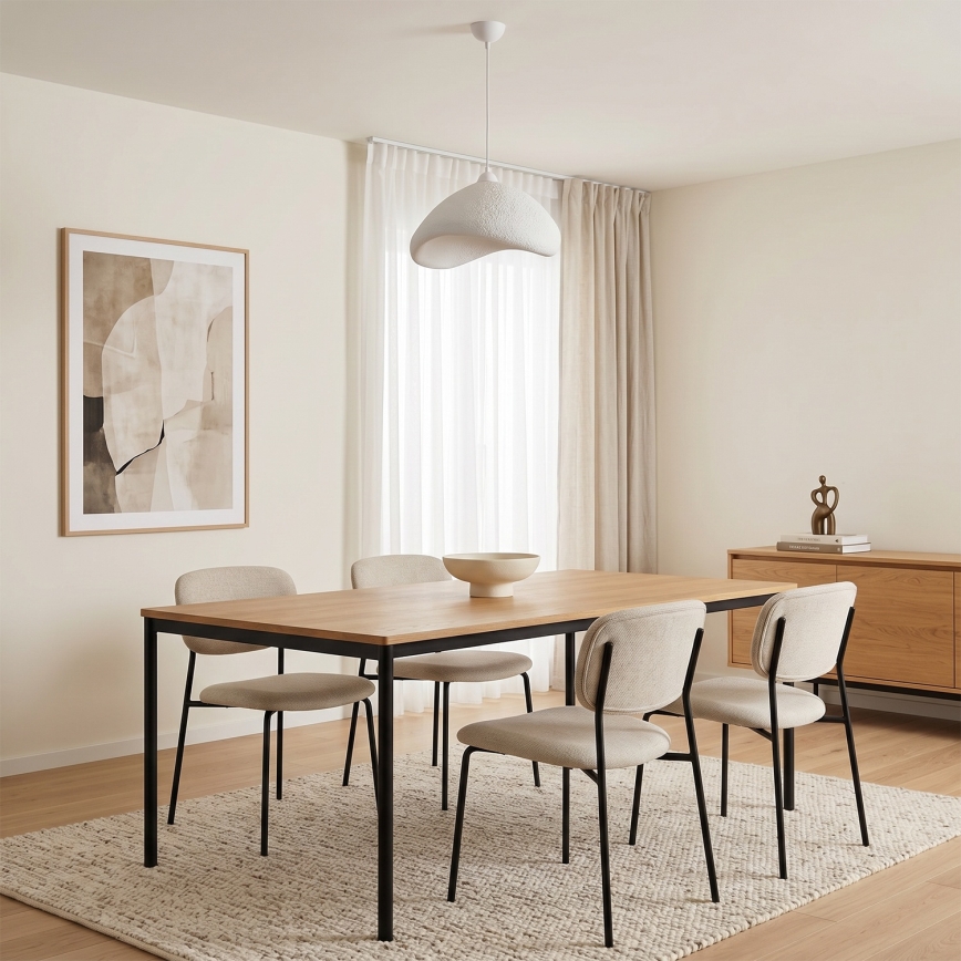 Brilagi - Viseči lestenec WABI SABI na kablu 1xE27/40W/230V, premer 52 cm, bela