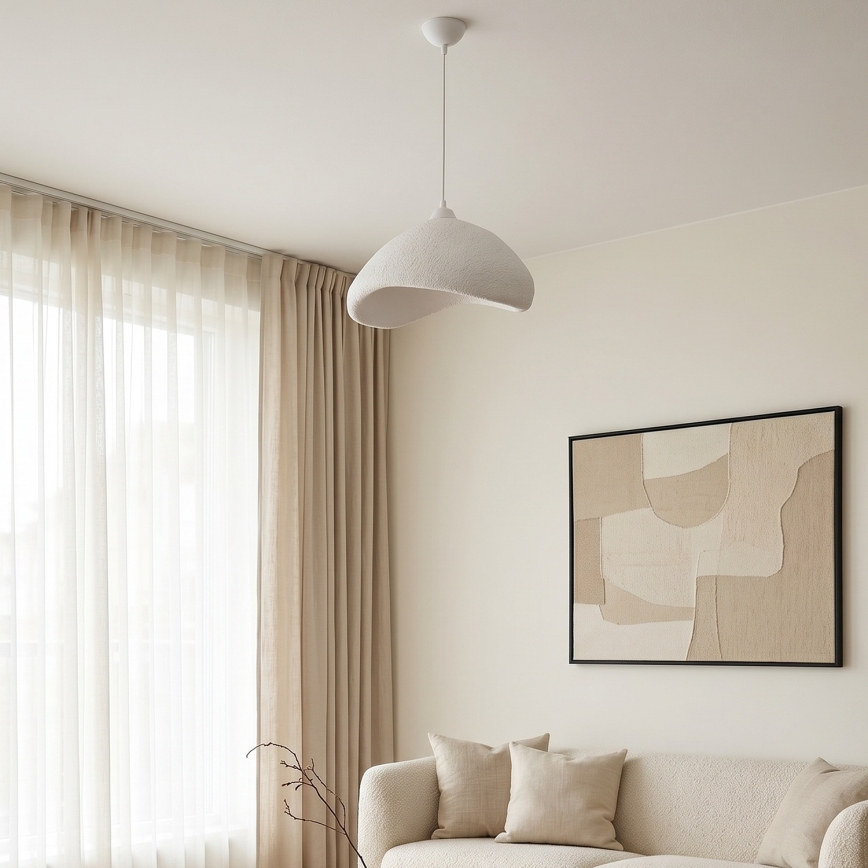 Brilagi - Viseči lestenec WABI SABI na kablu 1xE27/40W/230V, premer 52 cm, bela