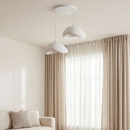 Brilagi - Viseči lestenec WABI SABI na kablu, 2xE27/40W/230V, premer 74 cm, bela