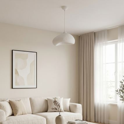 Brilagi - Viseči lestenec WABI SABI na vrvici 1xE27/40W/230V, premer 32 cm, bela