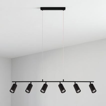 Brilagi - Viseči luster SELE 6xGU10/30W/230V črna
