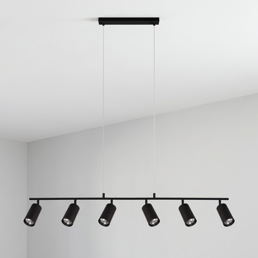 Brilagi - Viseči luster SELE 6xGU10/30W/230V črna