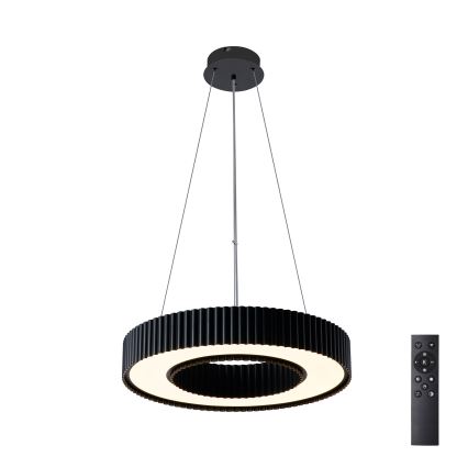 Brilagi - LED zatemljiv lestenec na kablu LUMIX LED/48W/230V 3000-6000K črna premer 50 cm + daljinski upravljalnik