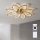Brilagi - Zatemljiv LED stropni ventilator LED/43W/230V 3000-6500K premer 90 cm v zlati barvi + daljinski upravljalnik