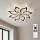 Brilagi - zatemljiv LED stropni ventilator LED/44W/230V 3000-6500K premer 90 cm črna + daljinski upravljalnik