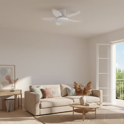 Brilagi - zatemnljiv stropni ventilator z LED/32W/230V, premer 95 cm, bel + daljinski upravljalnik