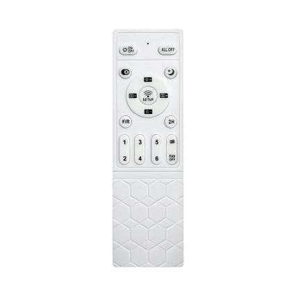 Brilagi - zatemnljiv stropni ventilator z LED/32W/230V, premer 95 cm, bel + daljinski upravljalnik