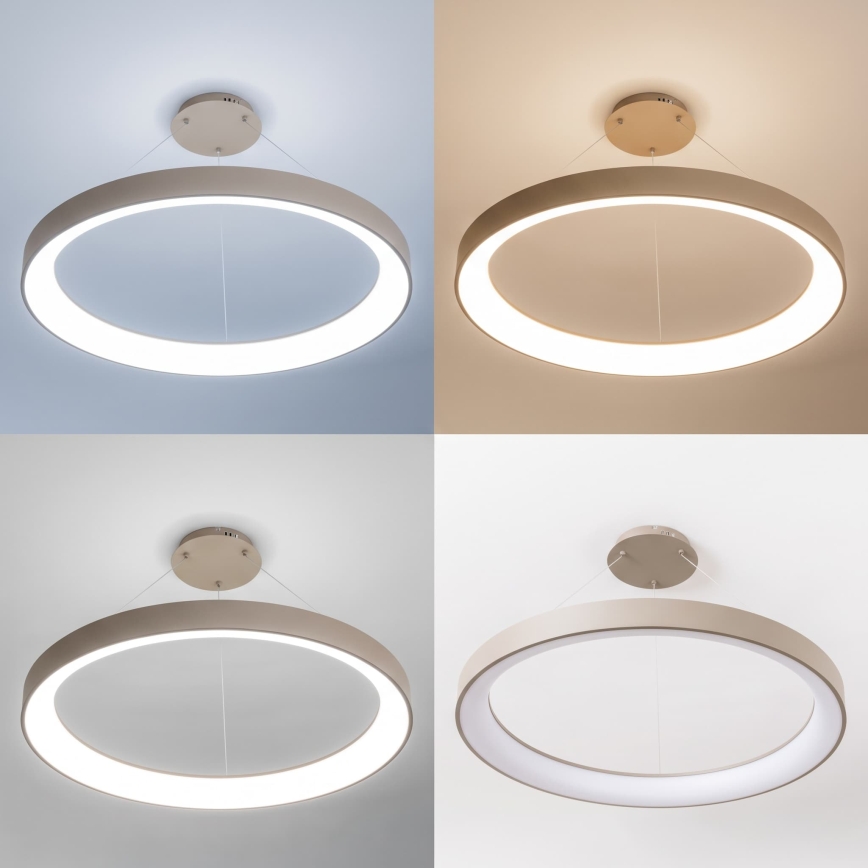 BRILAGI - LED Zatemnljiv lestenec na kablu FALCON II LED/108W/230V 3000-6500K premer 80 cm bež + z daljinskim upravljalnikom